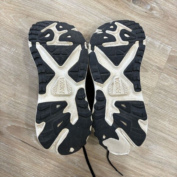 Hoka Shoes Mens Size 14 Stinson 7 Running Shoe Black Outer Orbit Athletic - Picture 3 of 9